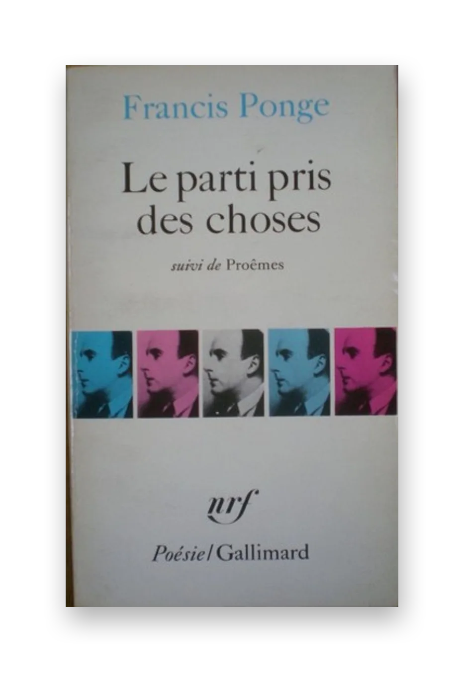 Le Parti pris des choses