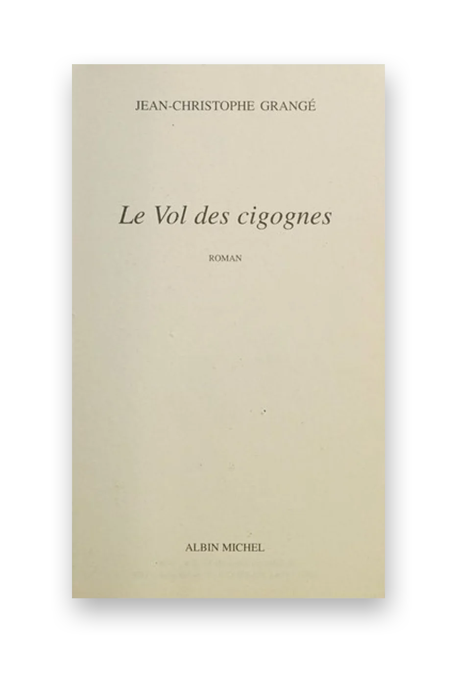 Le Vol des cigognes