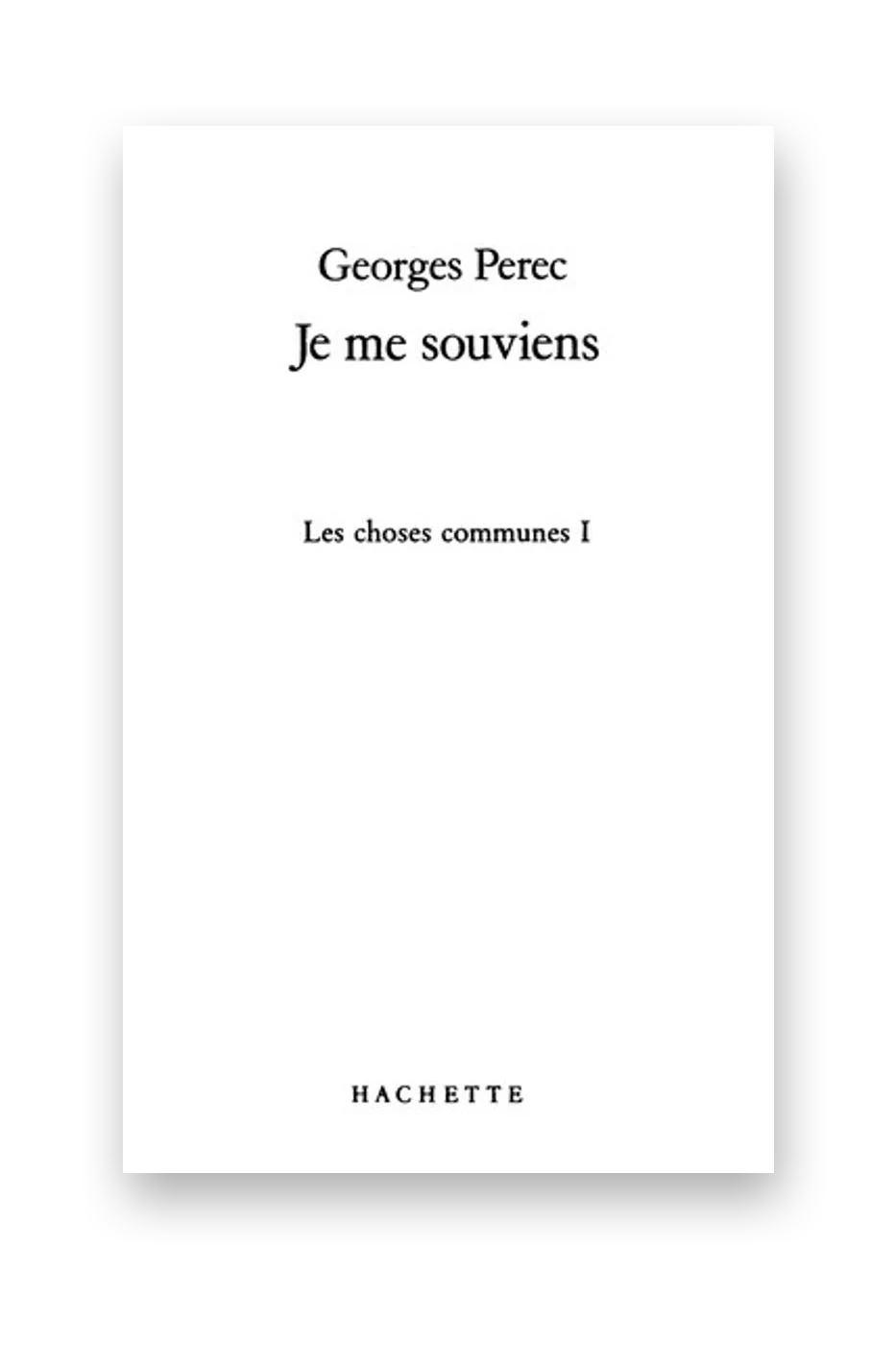 Les Choses