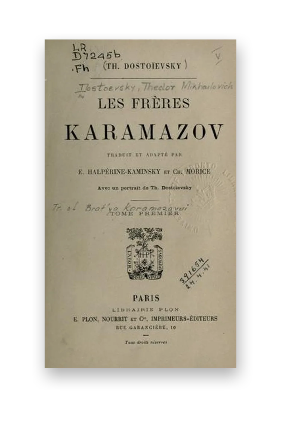 Les Frères Karamazov