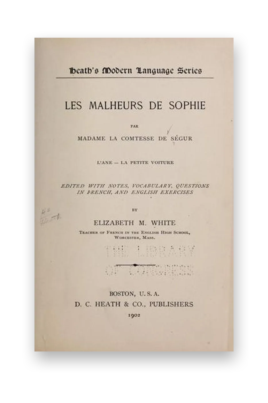 Les Malheurs de Sophie